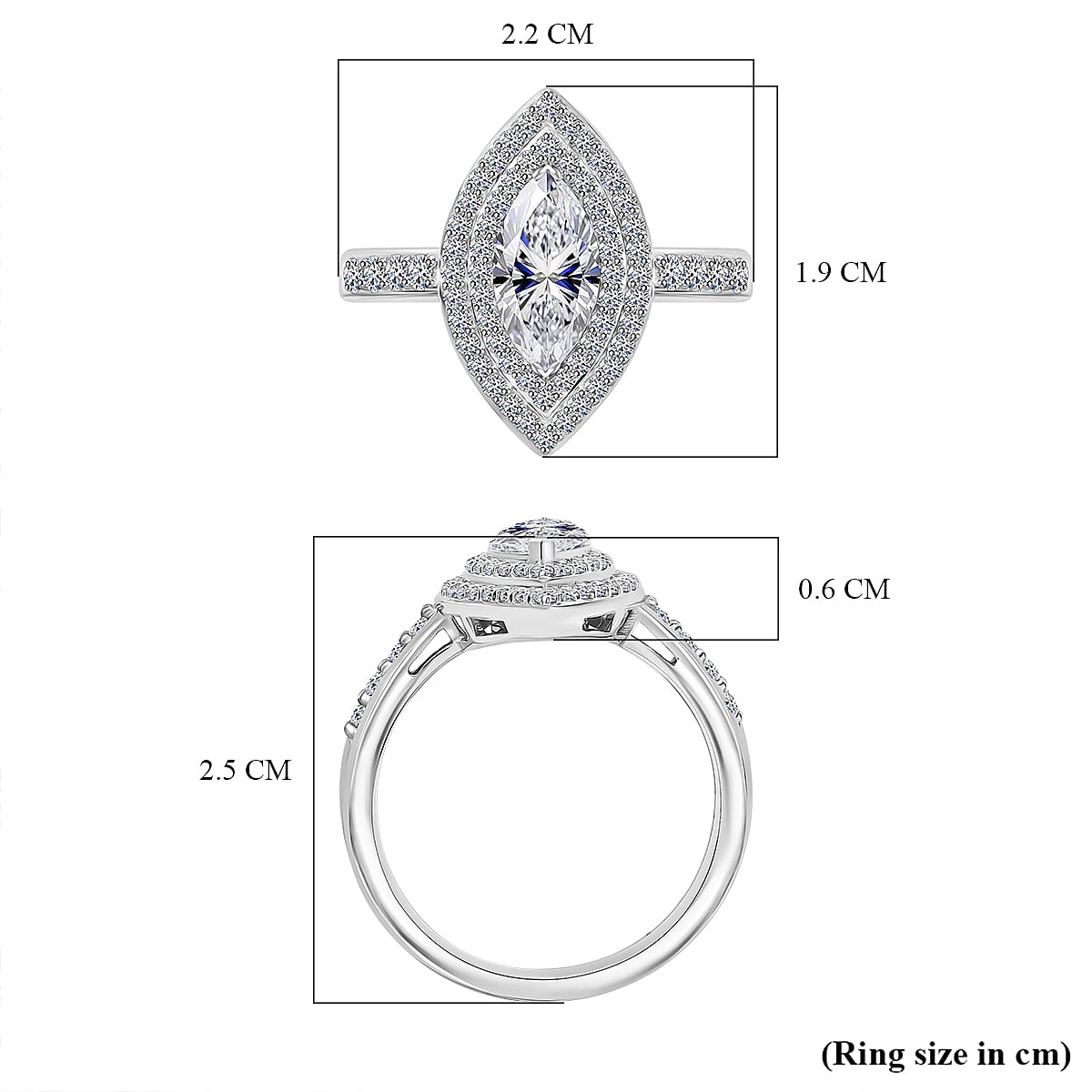 Luxuriant Diamond 950 Platinum IGI Certified Lab Grown Diamond Ring 1.58 Ct, Platinum Wt. 6.21 Gms. Luxuriant Diamond 950 Platinum IGI Certified Lab Grown Diamond Ring 1.58 Ct, Platinum Wt. 6.21 Gms.