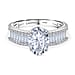 Luxuriant Diamond 950 Platinum IGI Certified Lab Grown Diamond (VS-1-F) Solitaire Diamond Ring