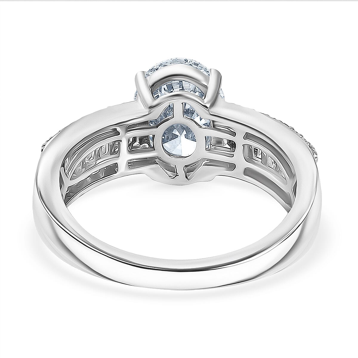 Luxuriant Diamond 950 Platinum IGI Certified Lab Grown Diamond (VS-1-F) Solitaire Diamond Ring