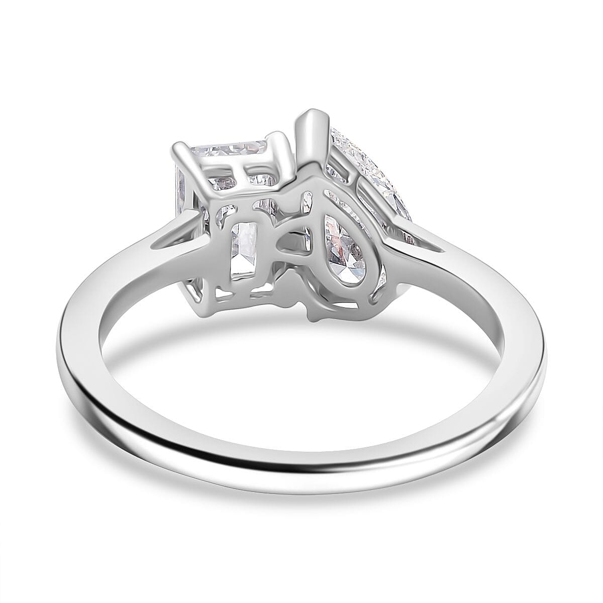 THE TOI ET MOI Luxuriant 950 Platinum IGI Certified (VS-E/F) Lab Grown Diamond Ring