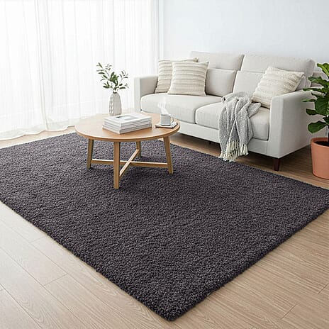 IW  Rug and Door Mat (Size 170x1 cm) - Dark Grey