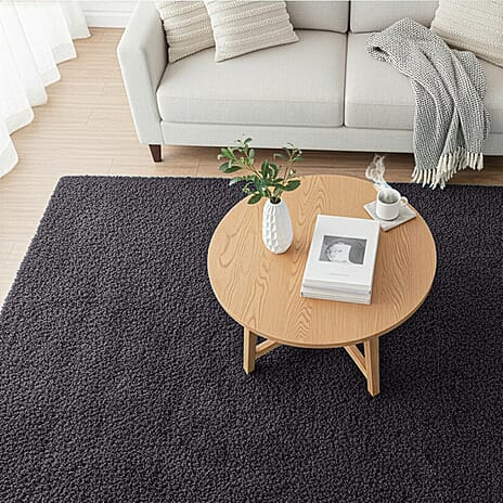 IW  Rug and Door Mat (Size 170x1 cm) - Dark Grey