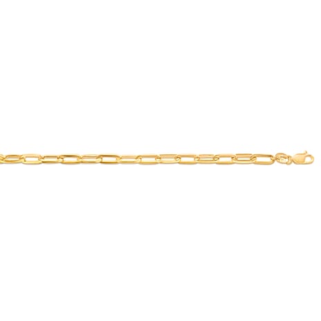 Maestro Collection - 9K Yellow Gold Paperclip Necklace (Size - 20) with Lobster Clasp, Gold Wt. 6.25 Gms.