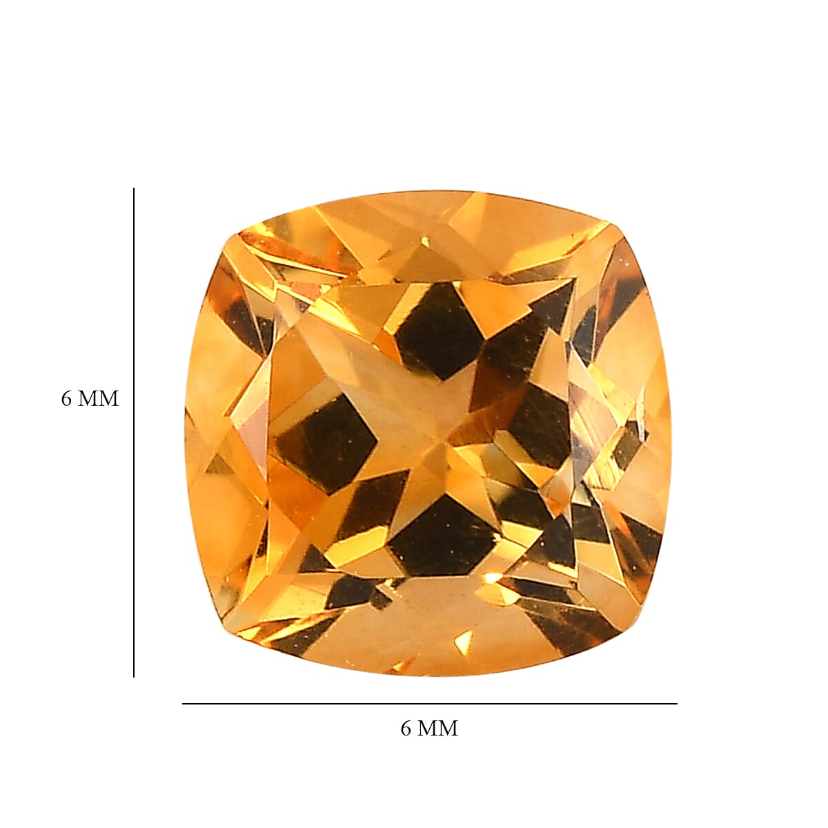 Citrine Cushion Shape Gemstone 2.35 Ct. Citrine Cushion Shape Gemstone 2.35 Ct.