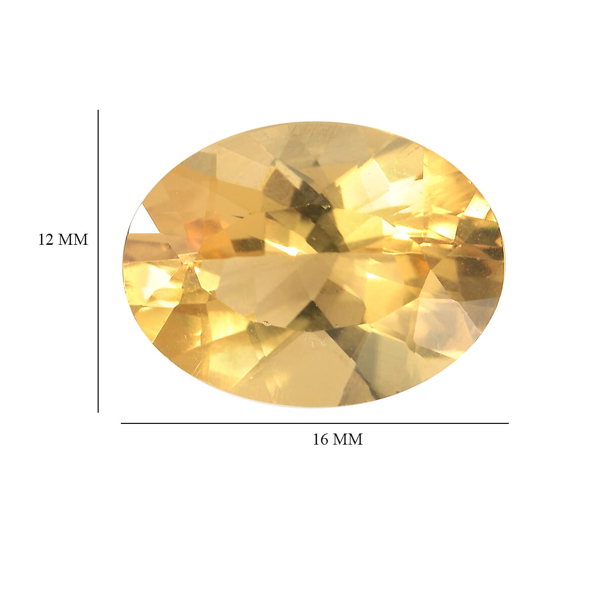 Citrine Oval Shape Gemstone 7.27 Ct.