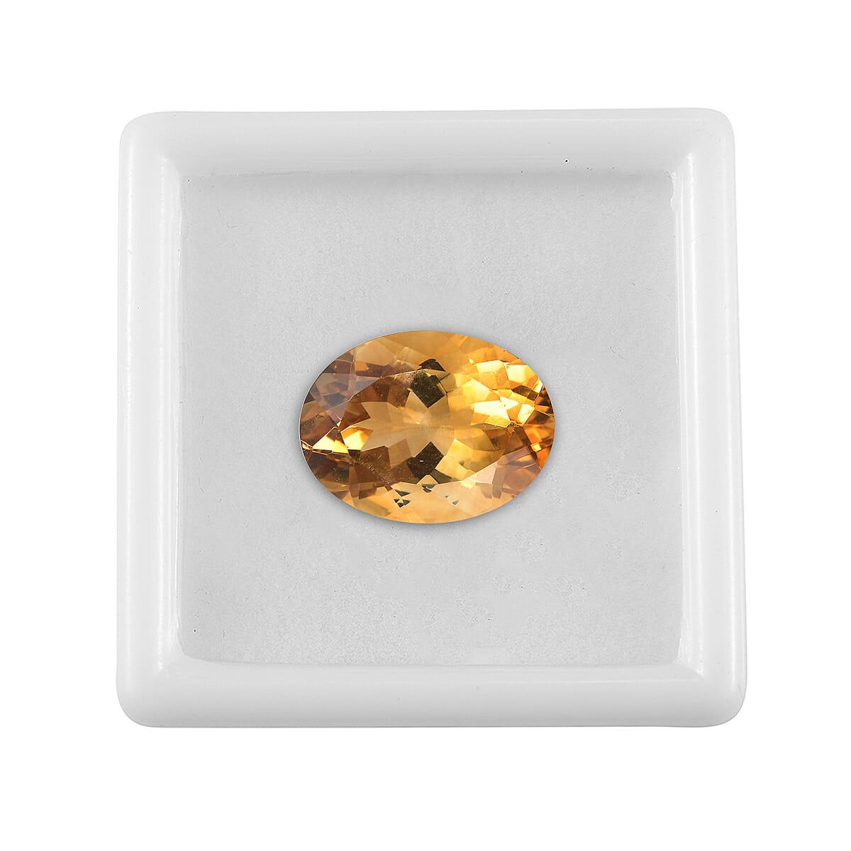 Citrine Oval Shape Gemstone 7.58 Ct.
