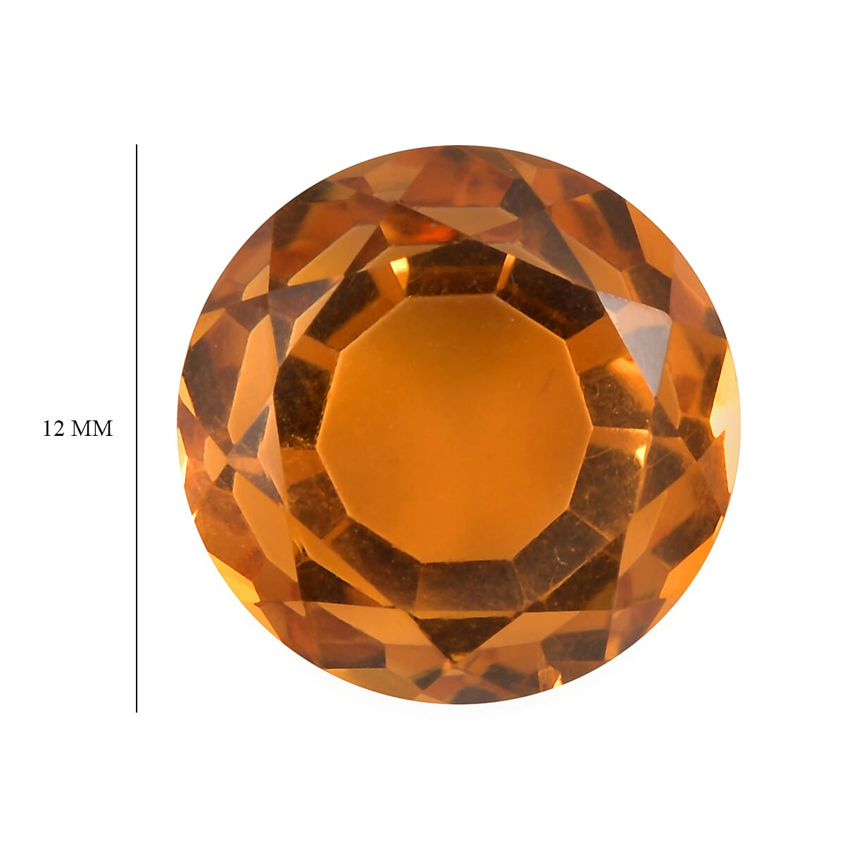 Citrine Round Shape Gemstone 6.16 Ct. Citrine Round Shape Gemstone 6.16 Ct.