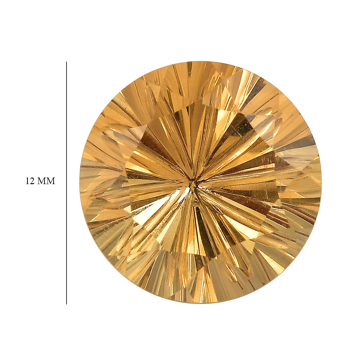 Citrine Round Shape Gemstone 5.81 Ct. Citrine Round Shape Gemstone 5.81 Ct.