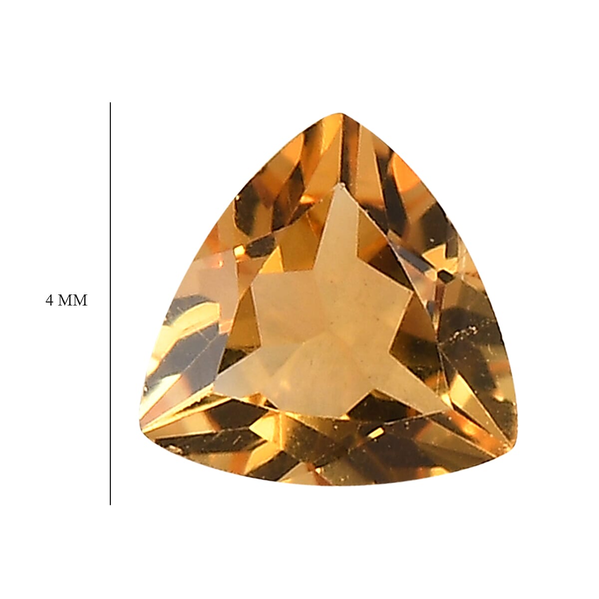 Citrine Trillion Gemstone 0.54 Ct. Citrine Trillion Gemstone 0.54 Ct.