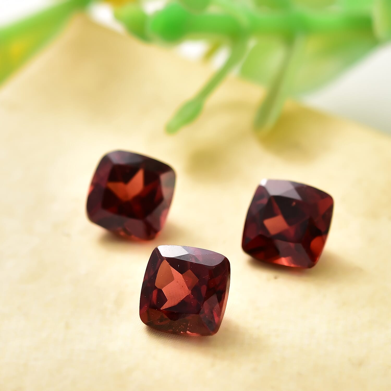 Mozambique Garnet Cushion Shape Gemstone 1.96 Ct.