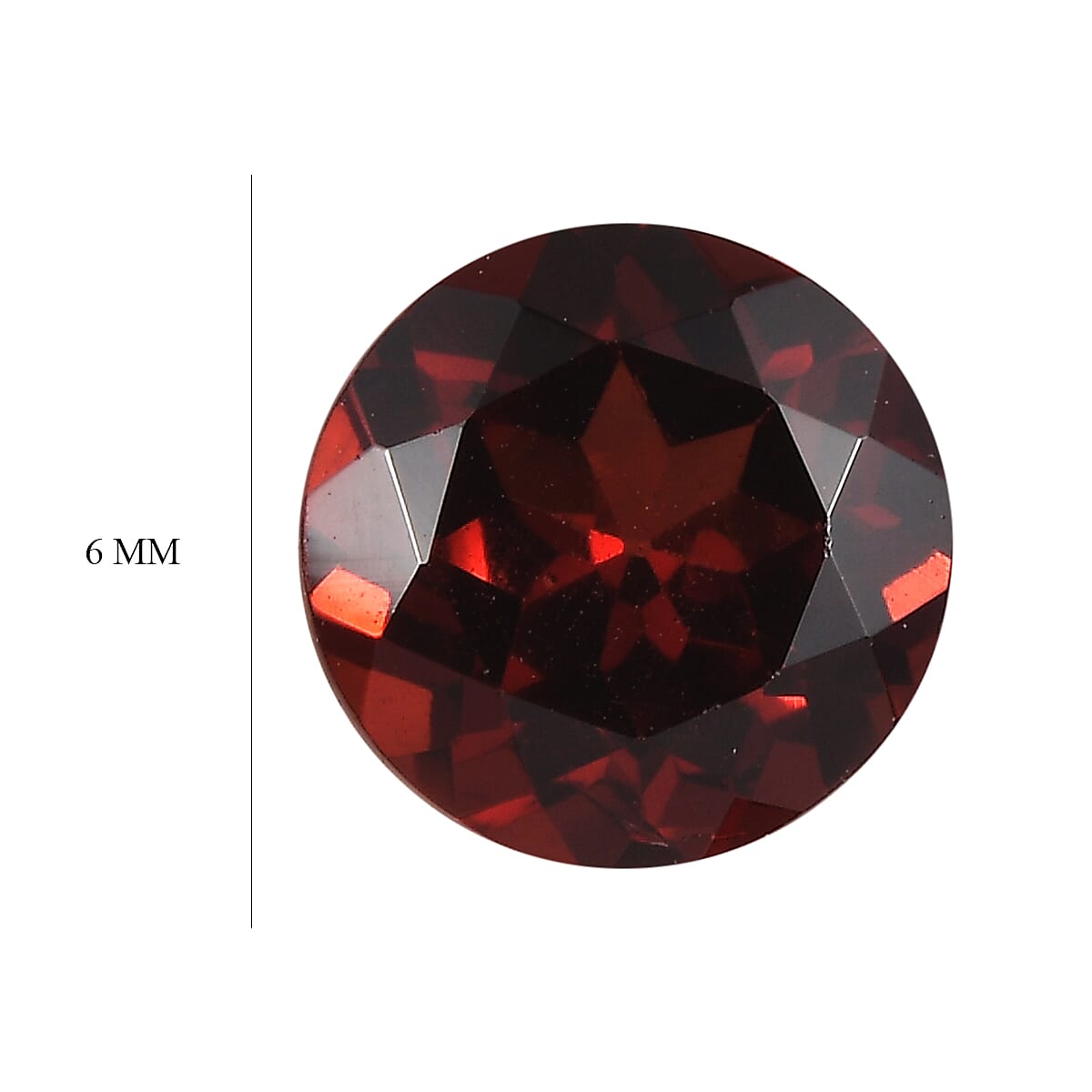 Mozambique Garnet Round Shape Gemstone 0.86 Ct. Mozambique Garnet Round Shape Gemstone 0.86 Ct.