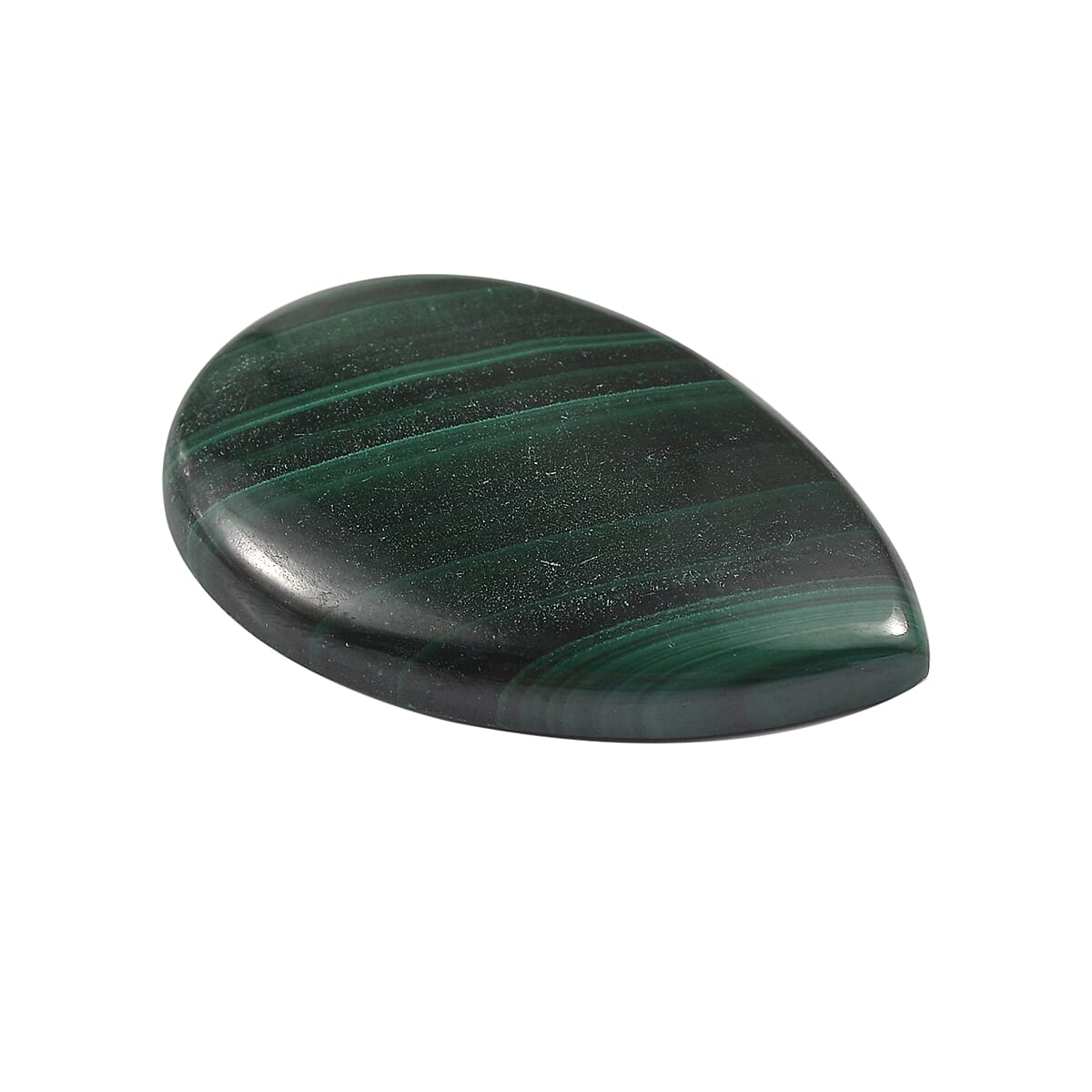 Malachite Pear Shape Gemstone 34.96 Ct.