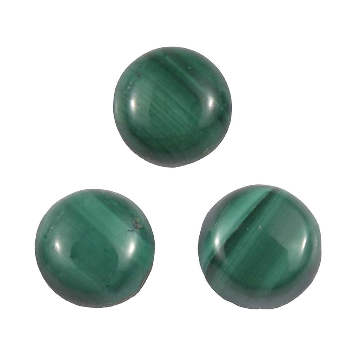 Malachite Round Shape Gemstone 0.87 Ct.