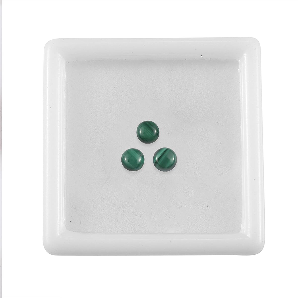 Malachite Round Shape Gemstone 0.87 Ct.