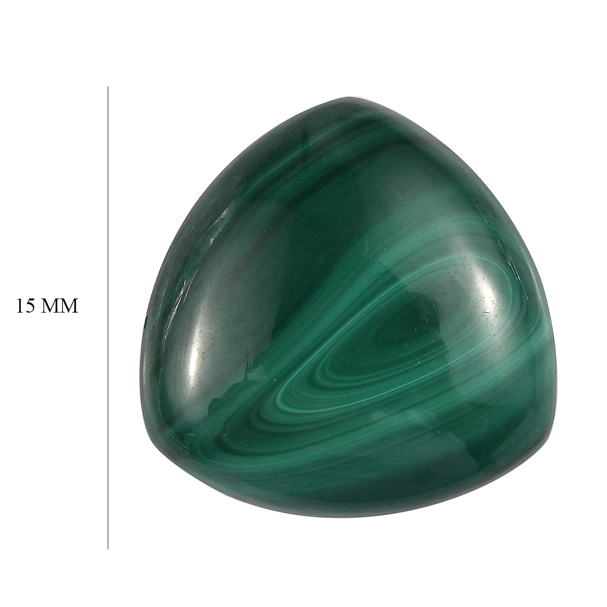 Malachite Trillion Gemstone 9.87 Ct.