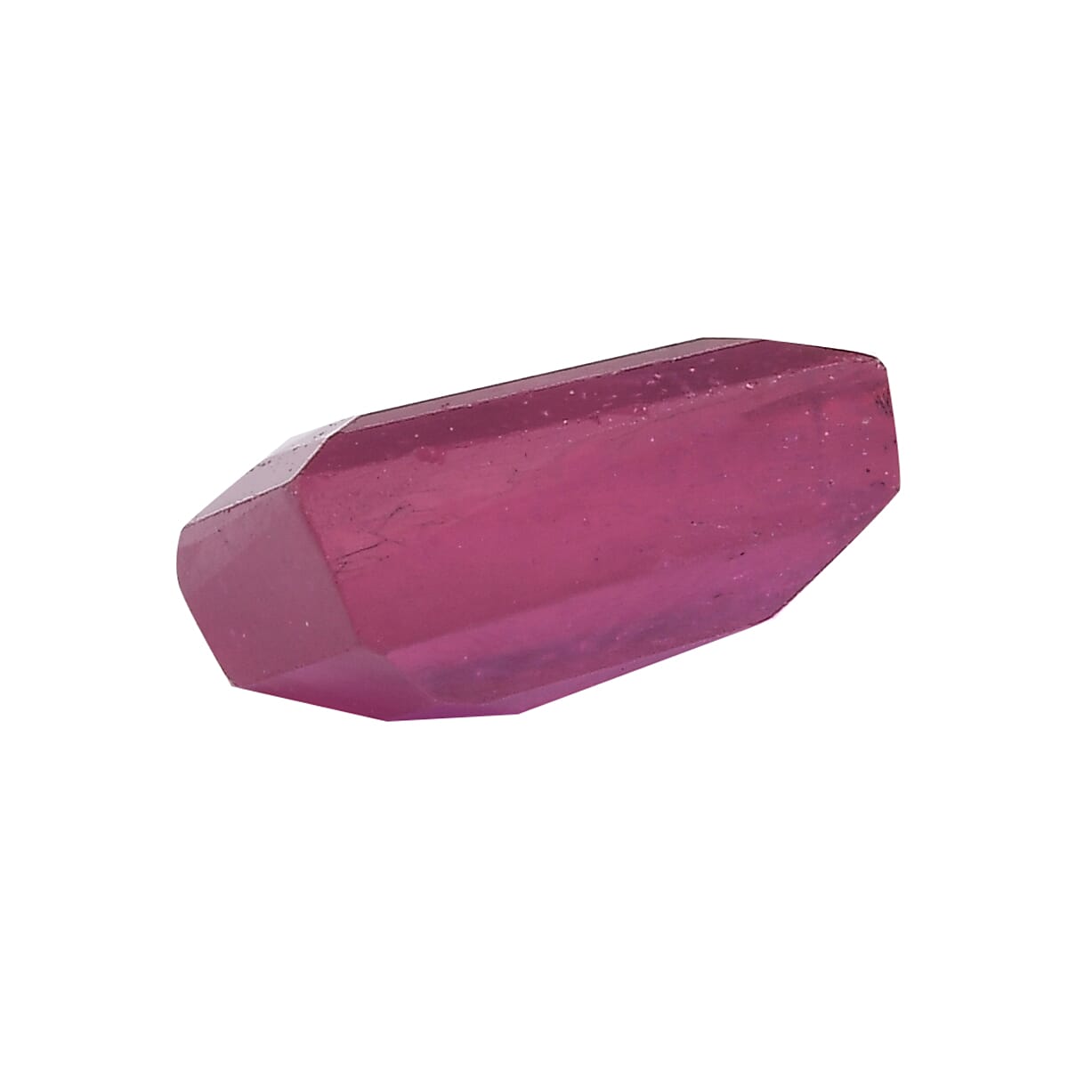 Fissure Filled Ruby Baguette 0.95 Ct.