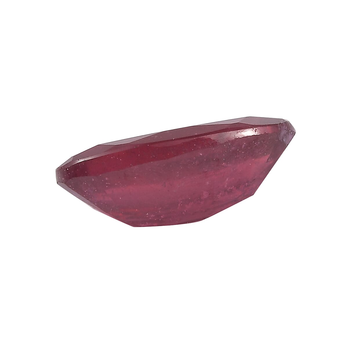 Fissure Filled Ruby Oval Gemstone 0.86 Ct.