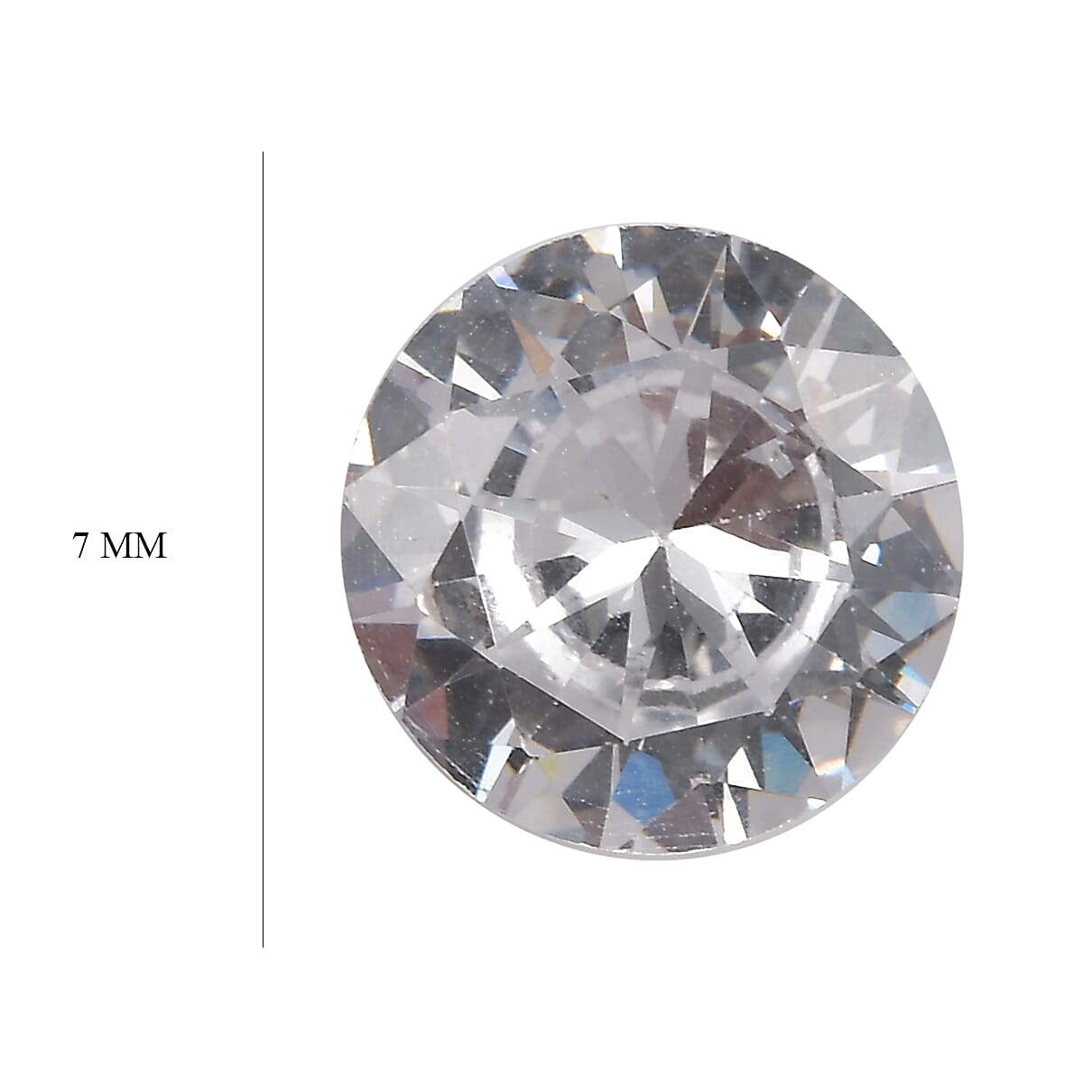 Cubic Zirconia Round Shape Gemstone 1.98 Ct. Cubic Zirconia Round Shape Gemstone 1.98 Ct.