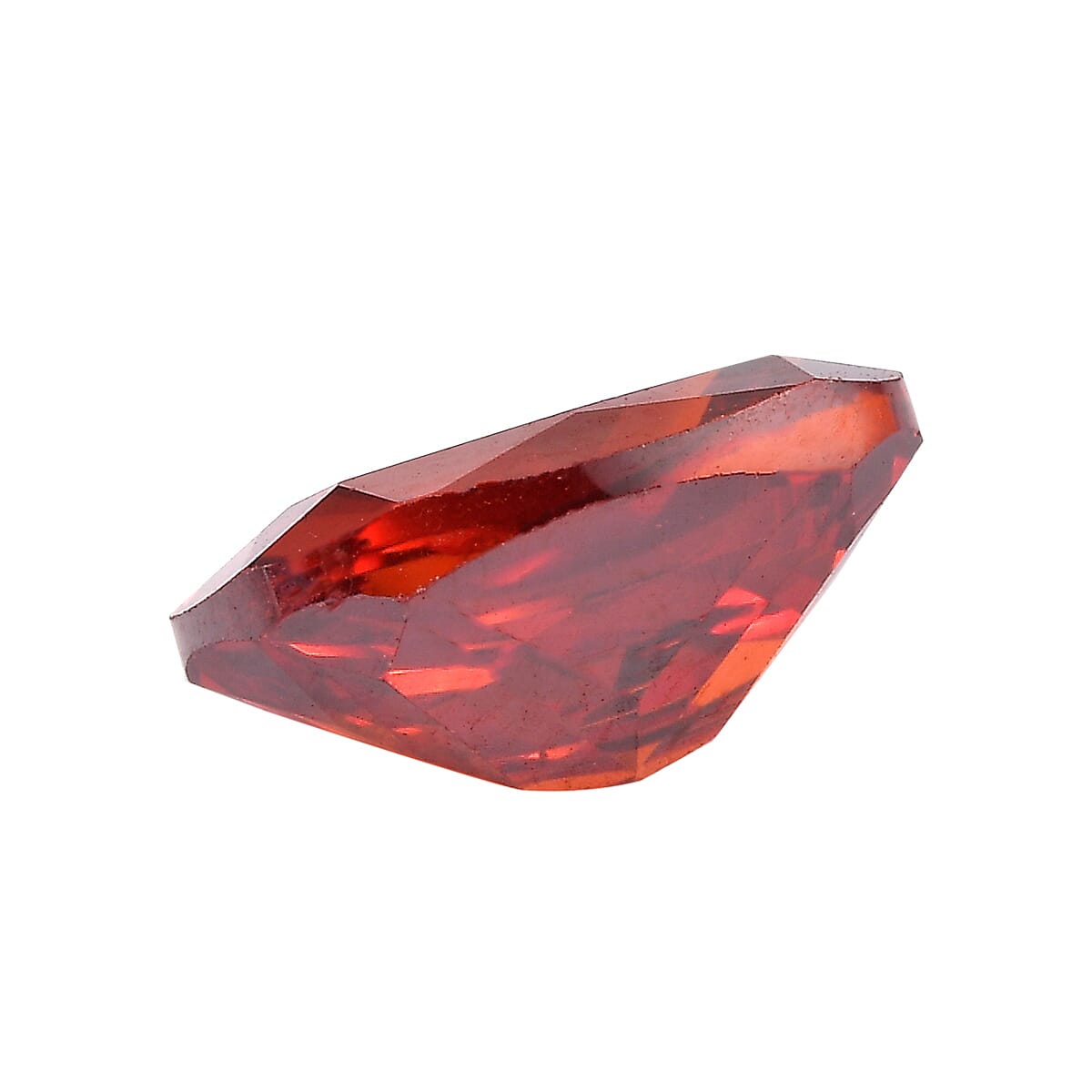 Garnet Cubic Zirconia Cushion Shape Gemstone 2.28 Ct.
