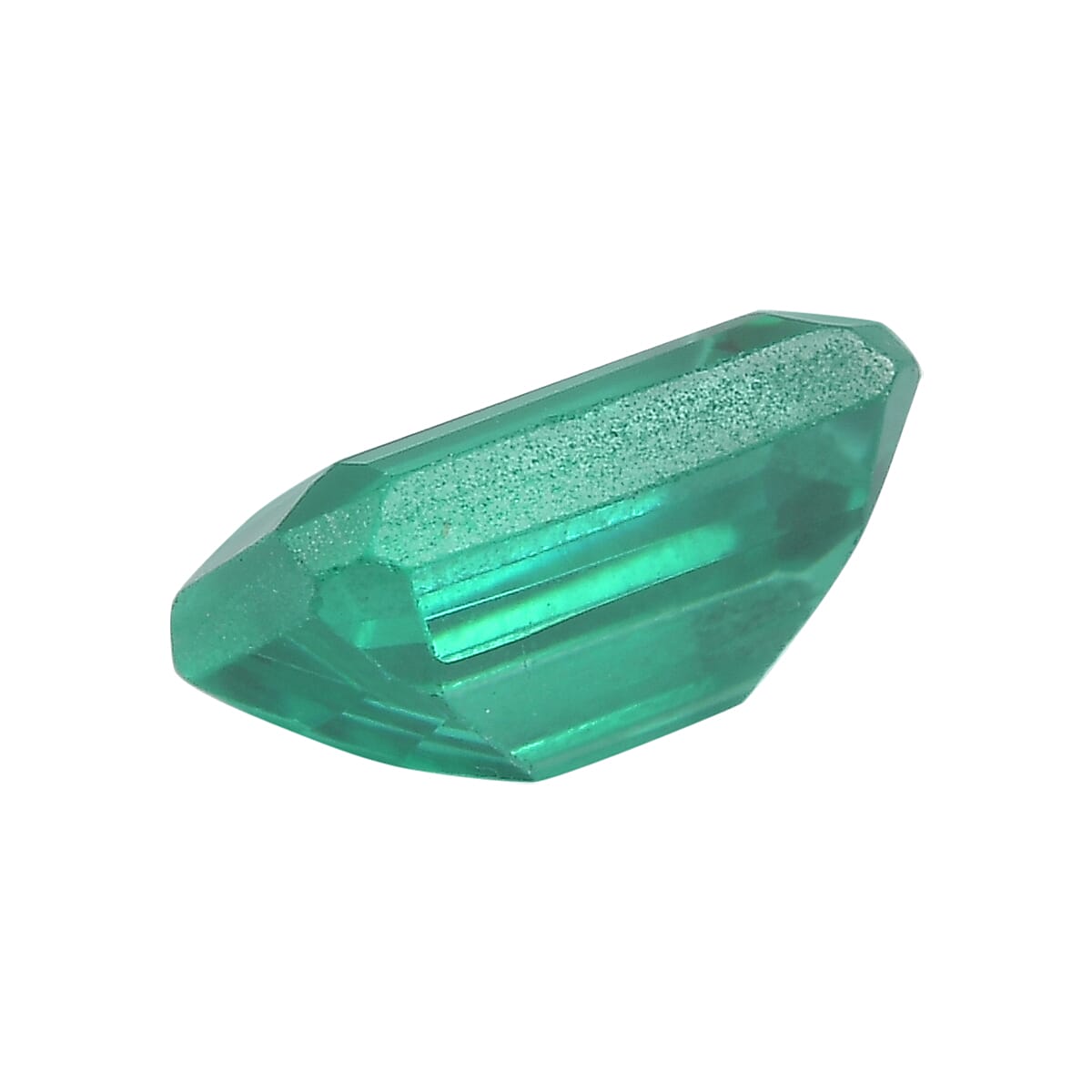 Green Cubic Zirconia Octagon Shape Gemstone 3.14 Ct.