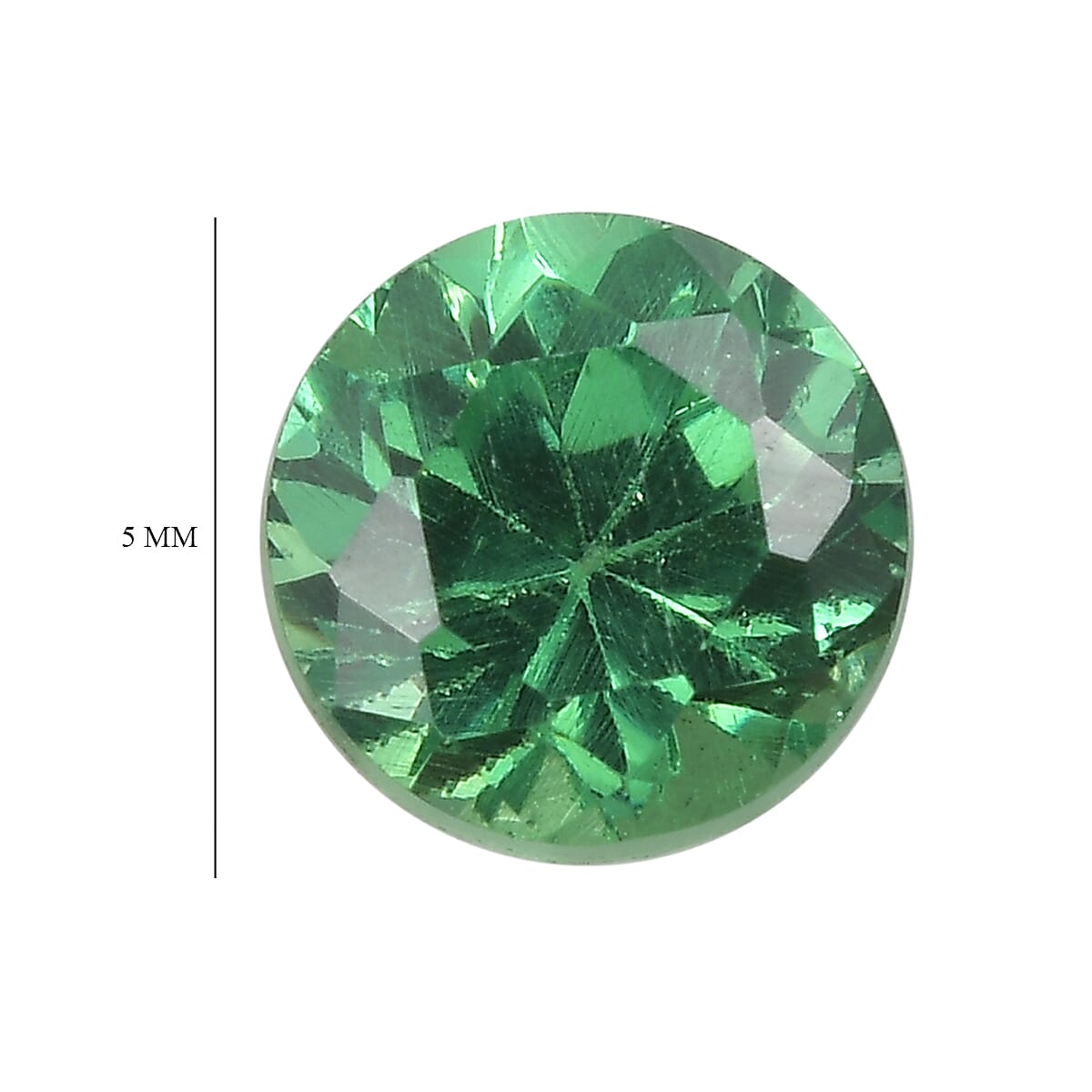 Green Cubic Zirconia Round Shape Gemstone 2.29 Ct. Green Cubic Zirconia Round Shape Gemstone 2.29 Ct.
