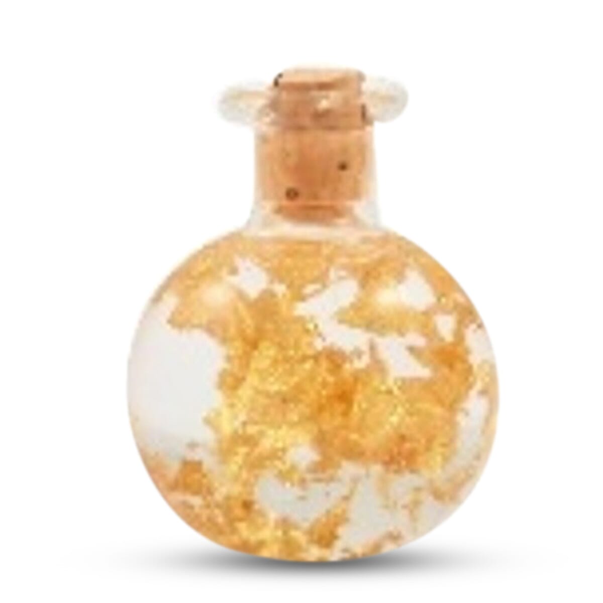 22K GOLD (91.6% Purity) Foil Handmade Fortuna Flakes Bottle