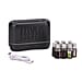 Flame Effect Aromal Diffuser with 10 Oils  - LED Light, Timer - Brown