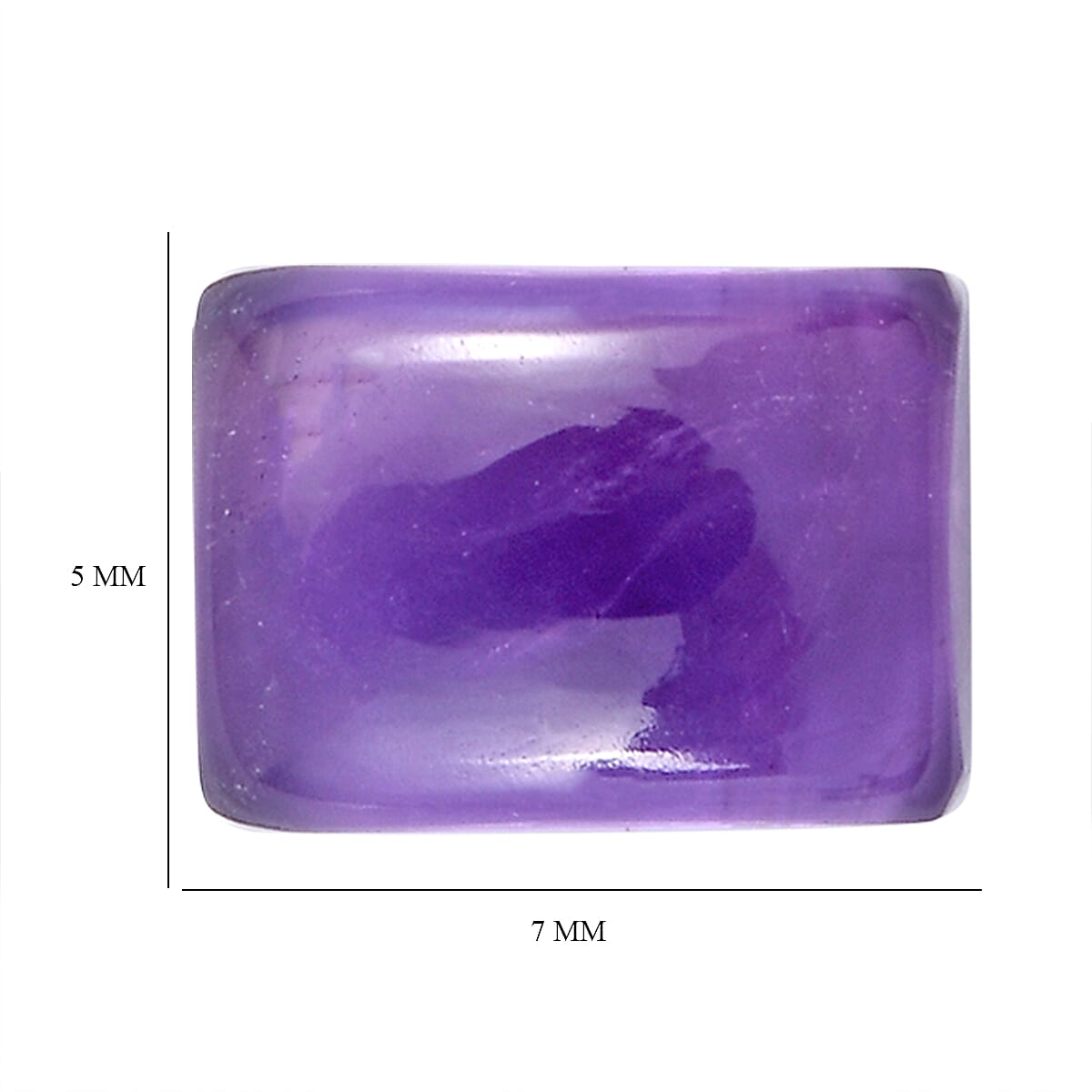 African Amethyst Baguette Gemstone 2.96 Ct. African Amethyst Baguette Gemstone 2.96 Ct.