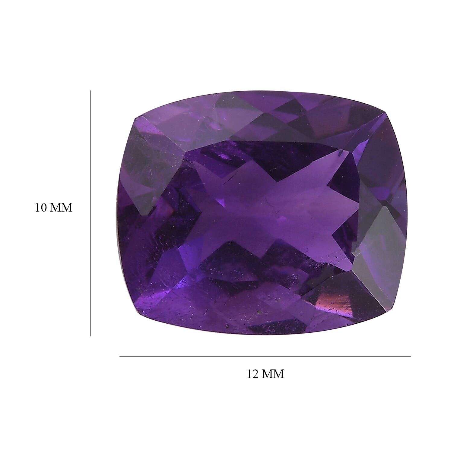 African Amethyst Cushion Shape Gemstone 4.66 Ct. African Amethyst Cushion Shape Gemstone 4.66 Ct.