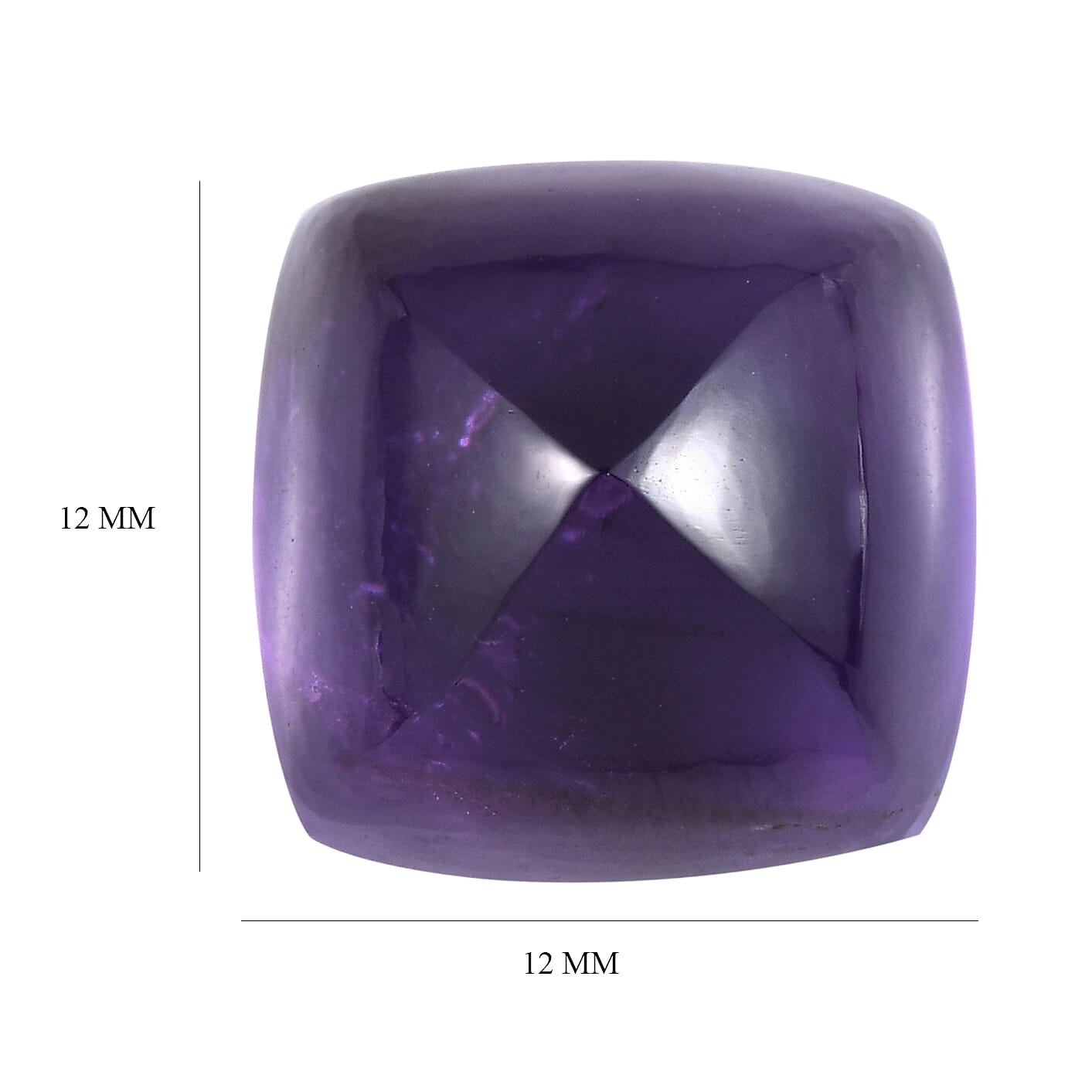 African Amethyst Cushion Shape Gemstone 9.46 Ct. African Amethyst Cushion Shape Gemstone 9.46 Ct.