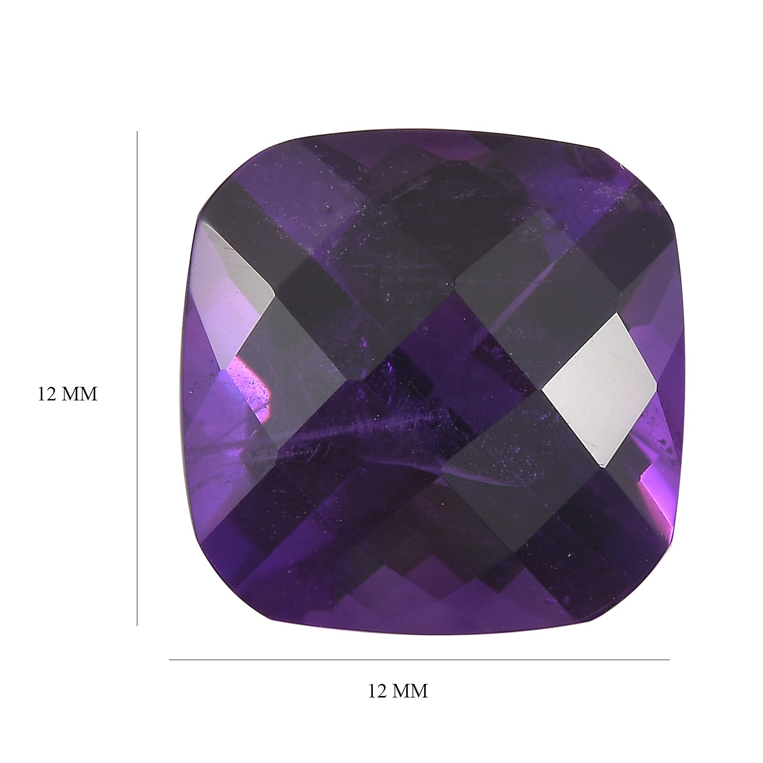 African Amethyst Cushion Shape Gemstone 5.85 Ct. African Amethyst Cushion Shape Gemstone 5.85 Ct.