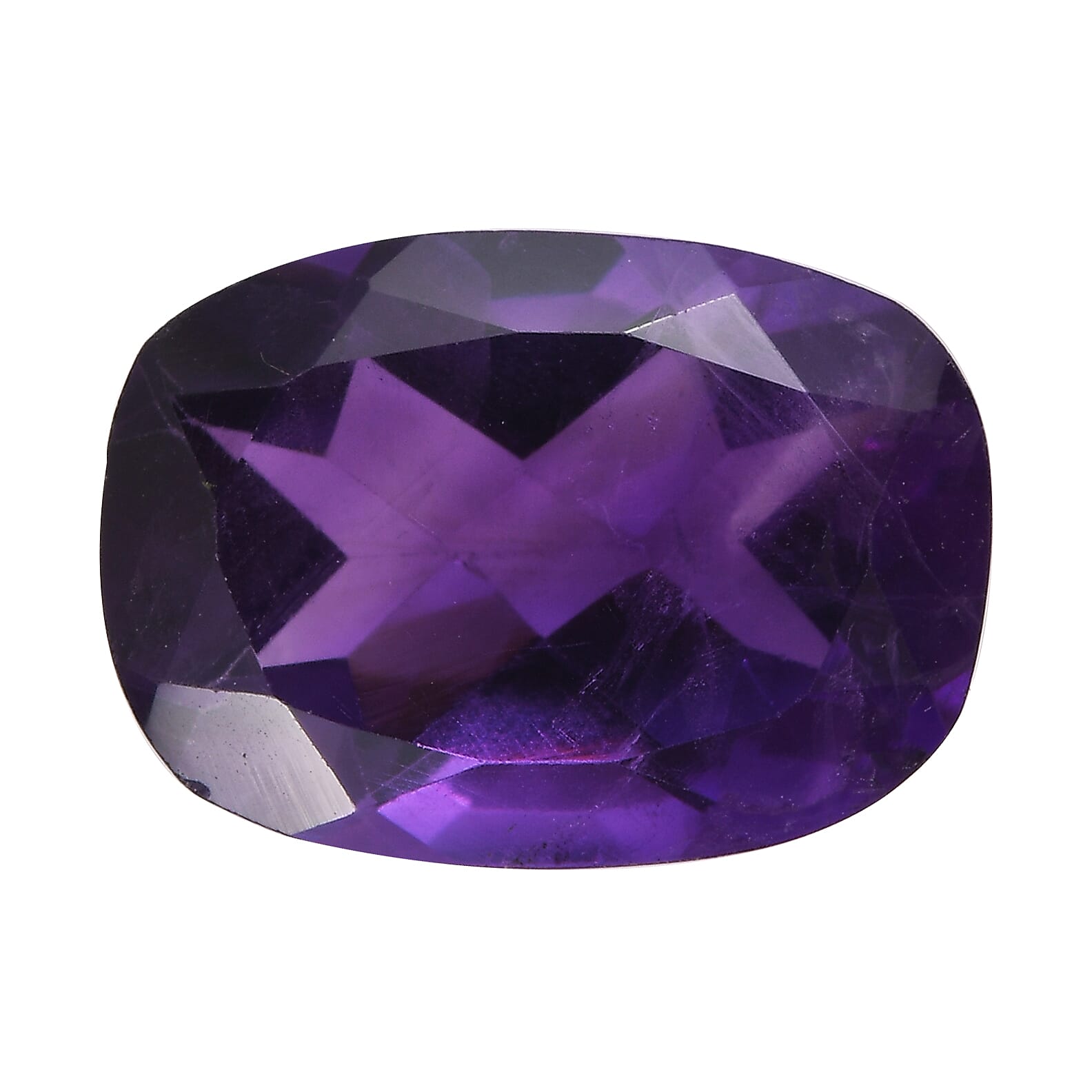 African Amethyst Cushion Shape Gemstone 5.21 Ct.
