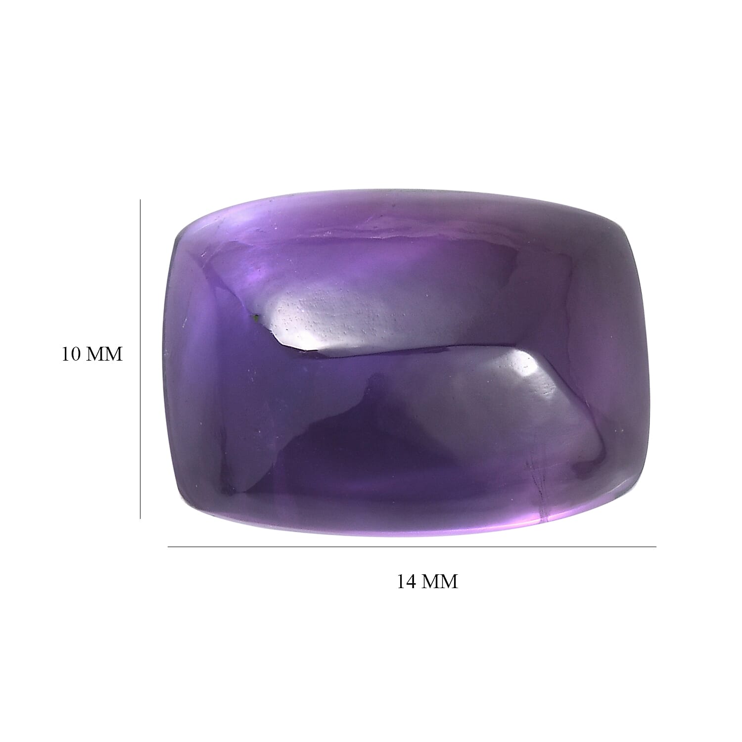 African Amethyst Cushion Shape Gemstone 6.41 Ct. African Amethyst Cushion Shape Gemstone 6.41 Ct.