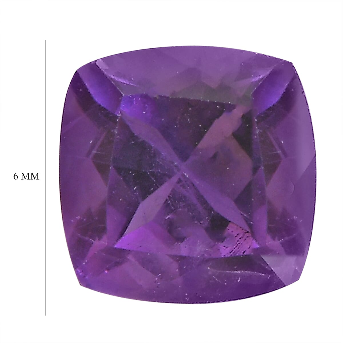 African Amethyst Cushion Shape Gemstone 2.57 Ct. African Amethyst Cushion Shape Gemstone 2.57 Ct.