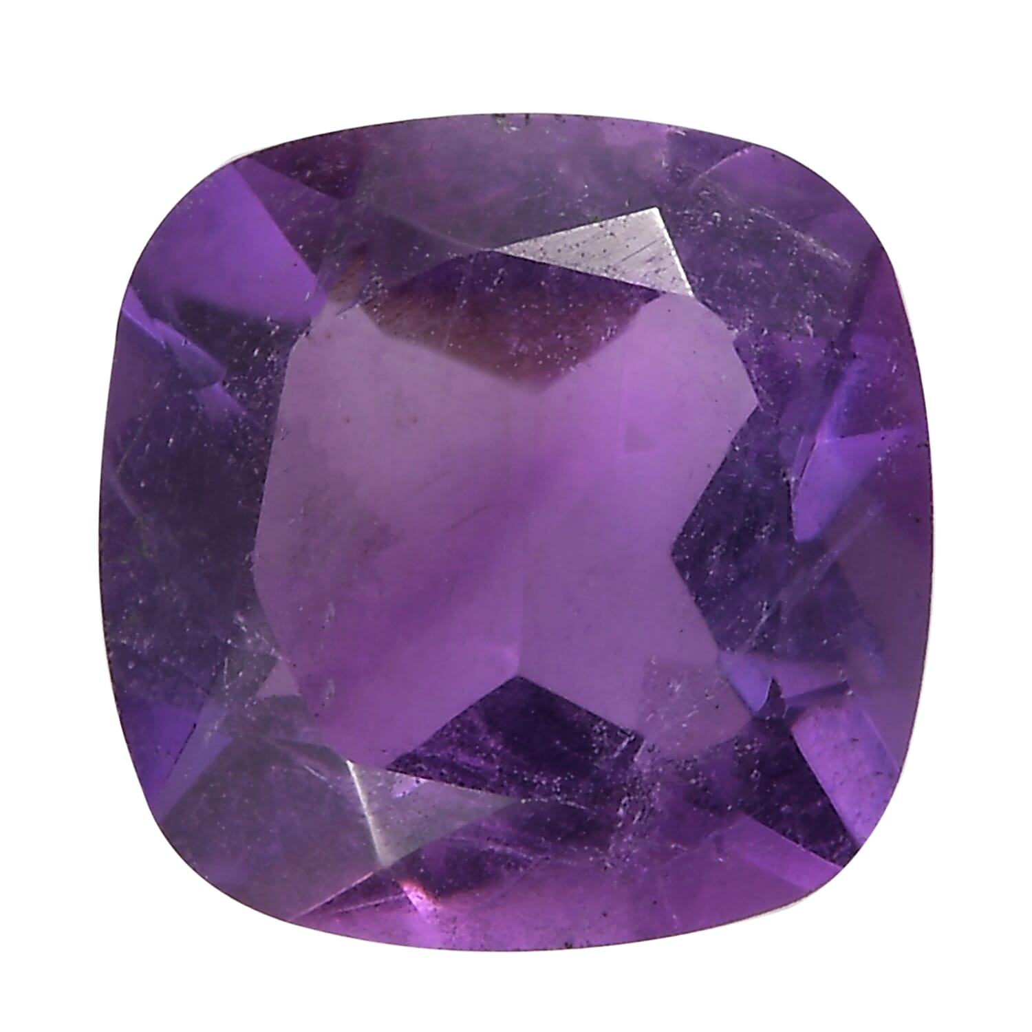 African Amethyst Cushion Shape Gemstone 2.75 Ct.