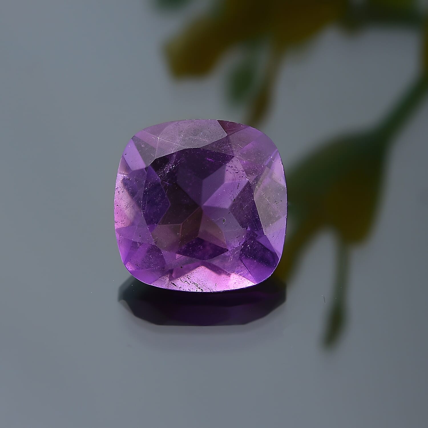 African Amethyst Cushion Shape Gemstone 2.75 Ct.