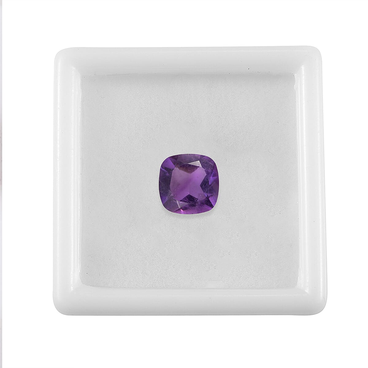 African Amethyst Cushion Shape Gemstone 2.75 Ct.