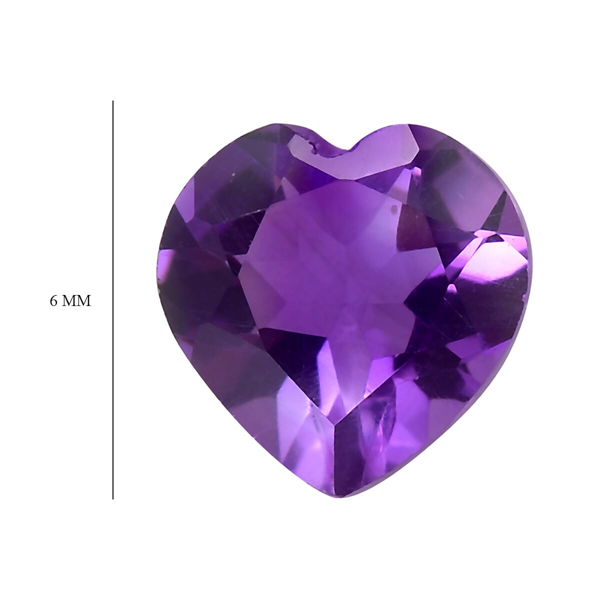 African Amethyst Heart Shape Gemstone 3.13 Ct. African Amethyst Heart Shape Gemstone 3.13 Ct.