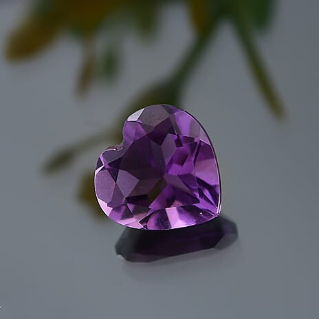 African Amethyst Heart Shape Gemstone 2.38 Ct.