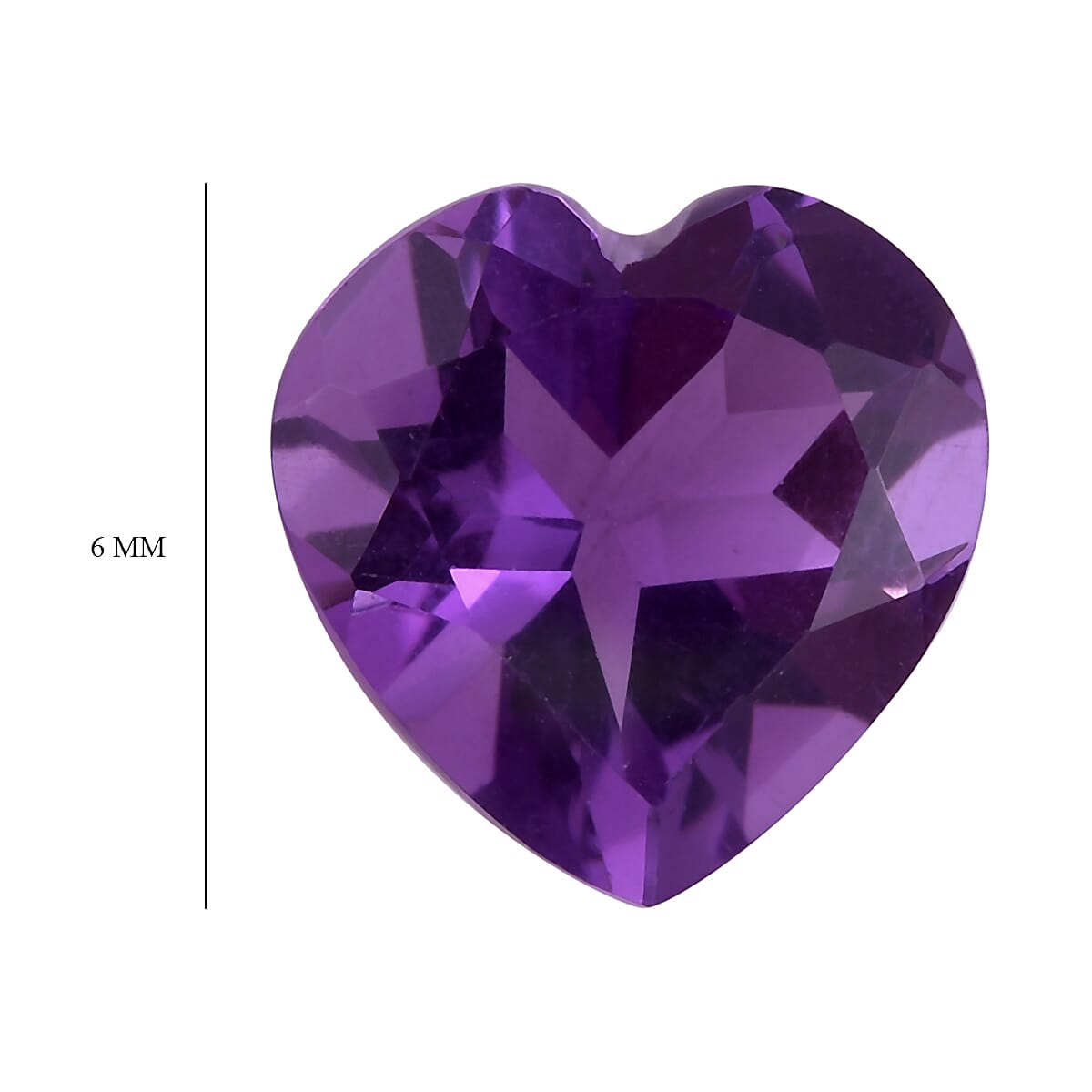 African Amethyst Heart Shape Gemstone 2.38 Ct. African Amethyst Heart Shape Gemstone 2.38 Ct.