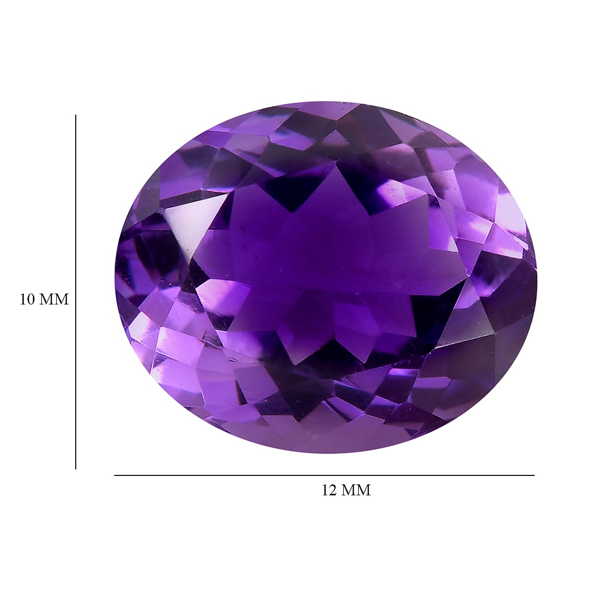 African Amethyst Oval Shape Gemstone 4.20 Ct. African Amethyst Oval Shape Gemstone 4.20 Ct.