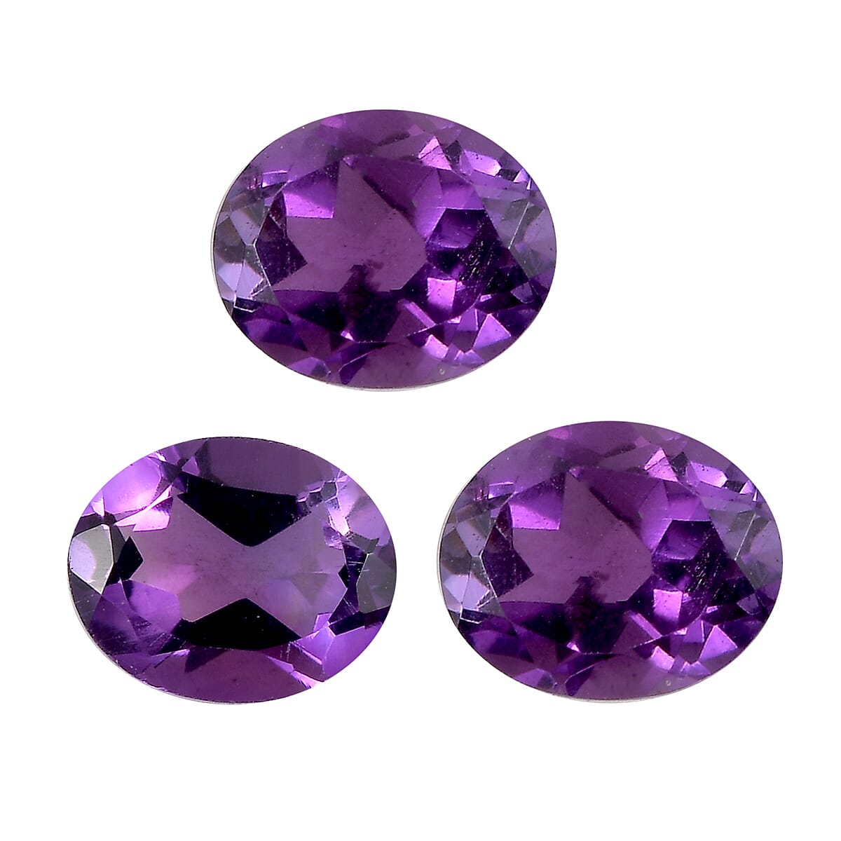 African Amethyst Oval Shape Gemstone 0.84 Ct.