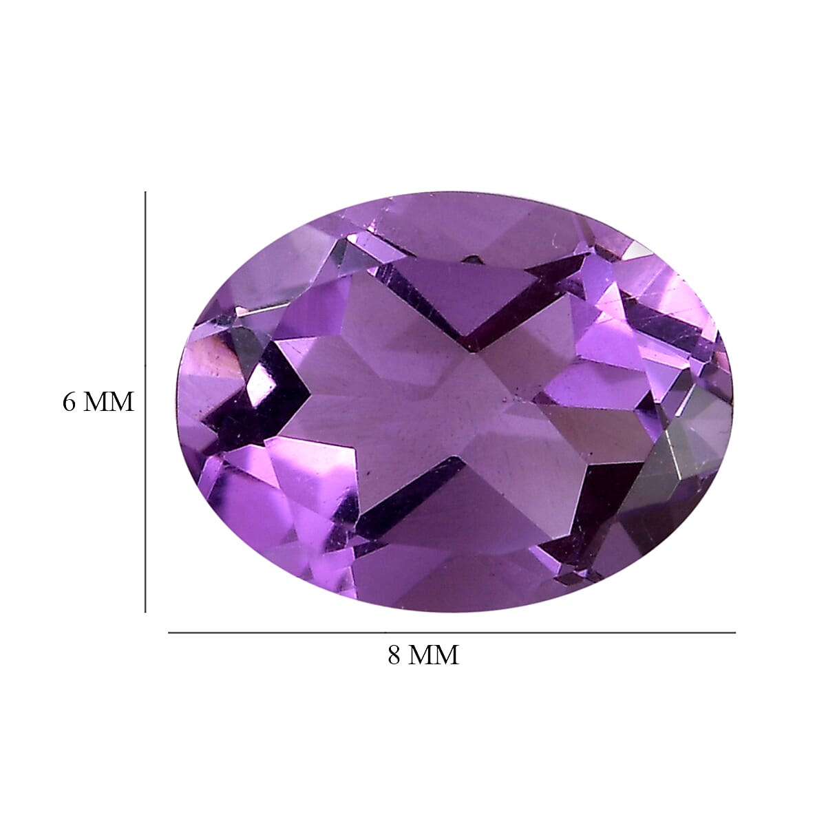 African Amethyst Oval Shape Gemstone 5.50 Ct. African Amethyst Oval Shape Gemstone 5.50 Ct.