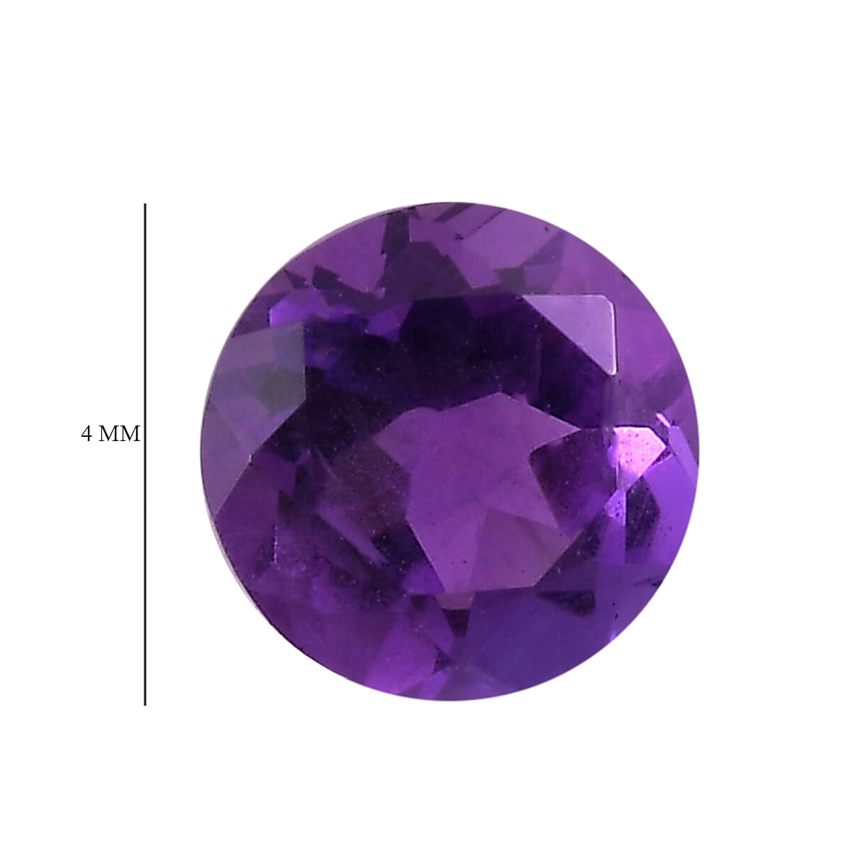African Amethyst Round Shape Gemstone 0.63 Ct. African Amethyst Round Shape Gemstone 0.63 Ct.