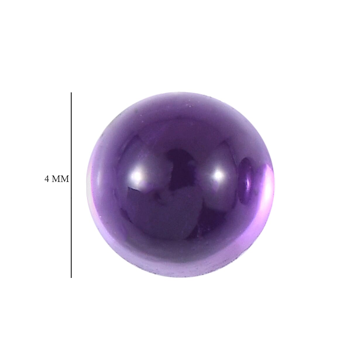 African Amethyst Round Shape Gemstone 0.84 Ct. African Amethyst Round Shape Gemstone 0.84 Ct.