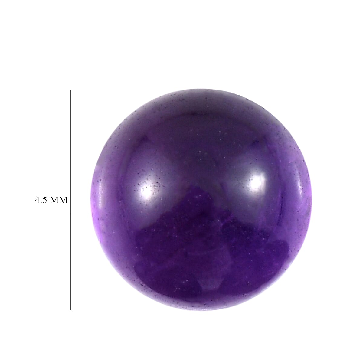 African Amethyst Round Shape Gemstone 0.99 Ct.