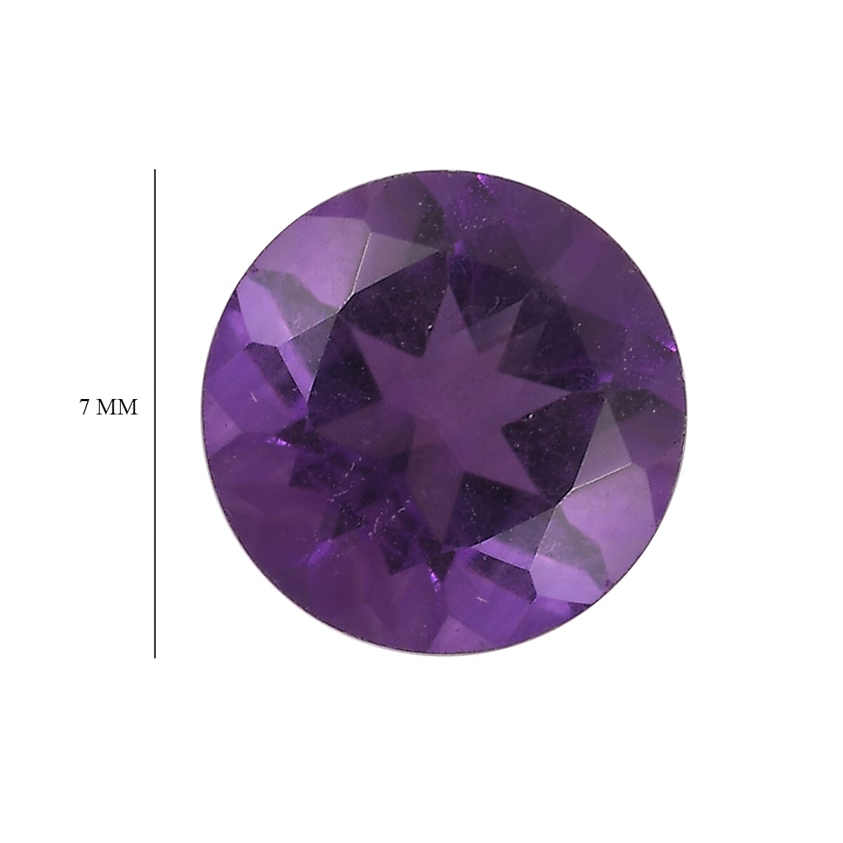 African Amethyst Round Shape Gemstone 3.27 Ct. African Amethyst Round Shape Gemstone 3.27 Ct.