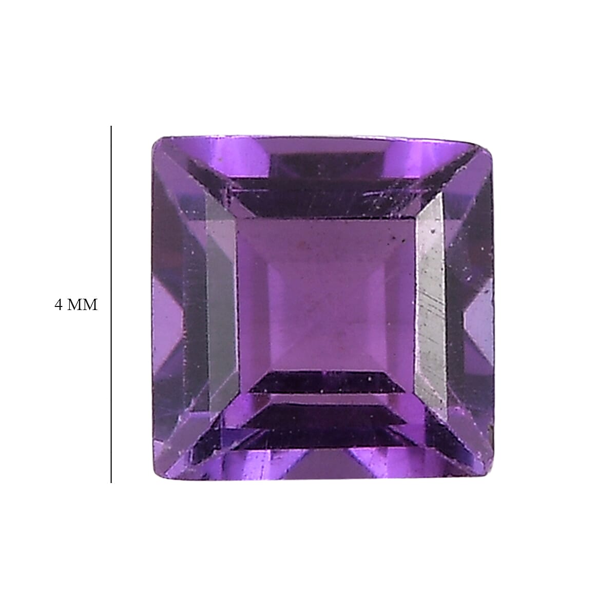 African Amethyst Square Gemstone 0.91 Ct. African Amethyst Square Gemstone 0.91 Ct.