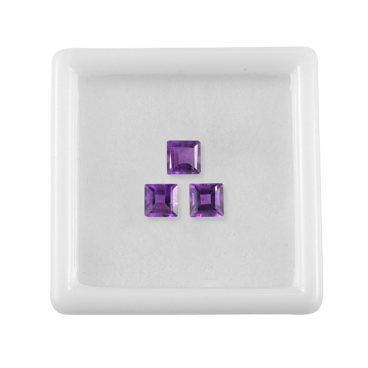 African Amethyst Square Gemstone 1.86 Ct.