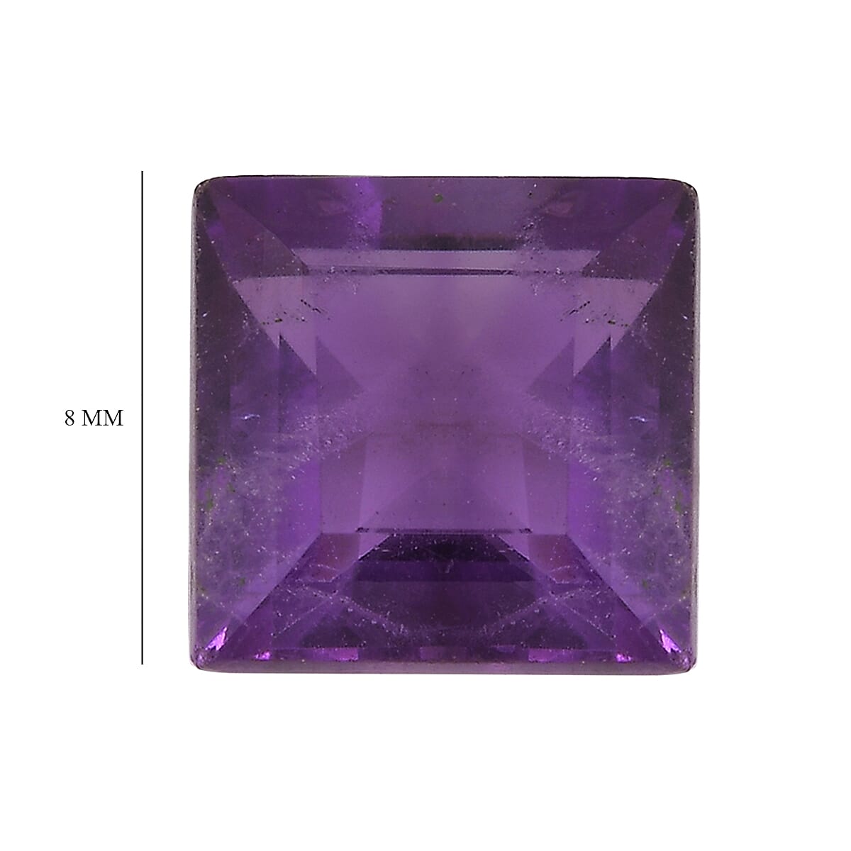 African Amethyst Square Gemstone 2.15 Ct. African Amethyst Square Gemstone 2.15 Ct.